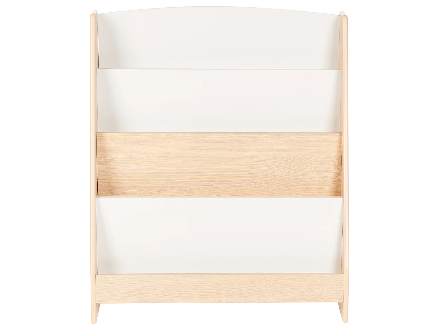 4 Tier Bookcase LILOET 70 cm Light Brown
