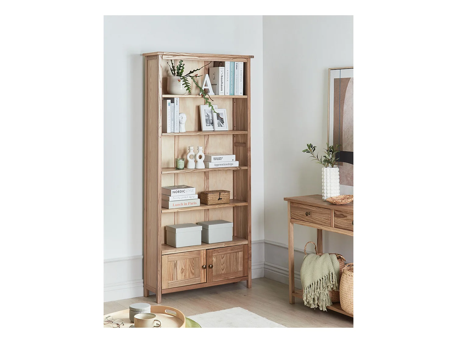 Bücherschrank SALTON Holz 179 cm Braun