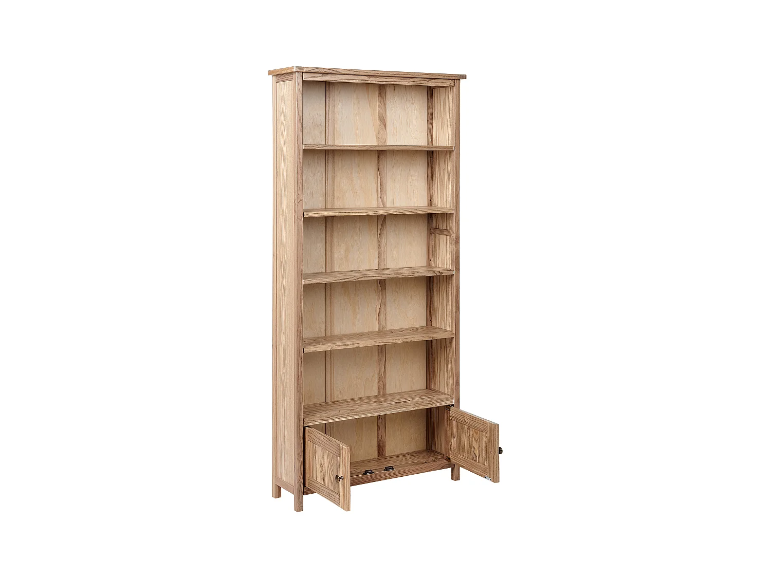 Bücherschrank SALTON Holz 179 cm Braun