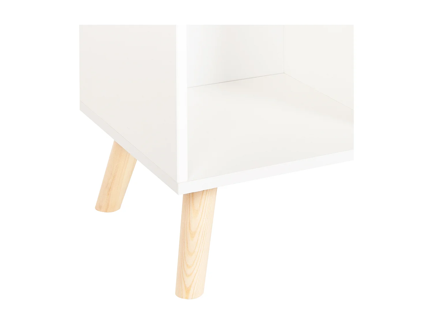 Regał 3 półki LILOET MDF 102 cm Biały