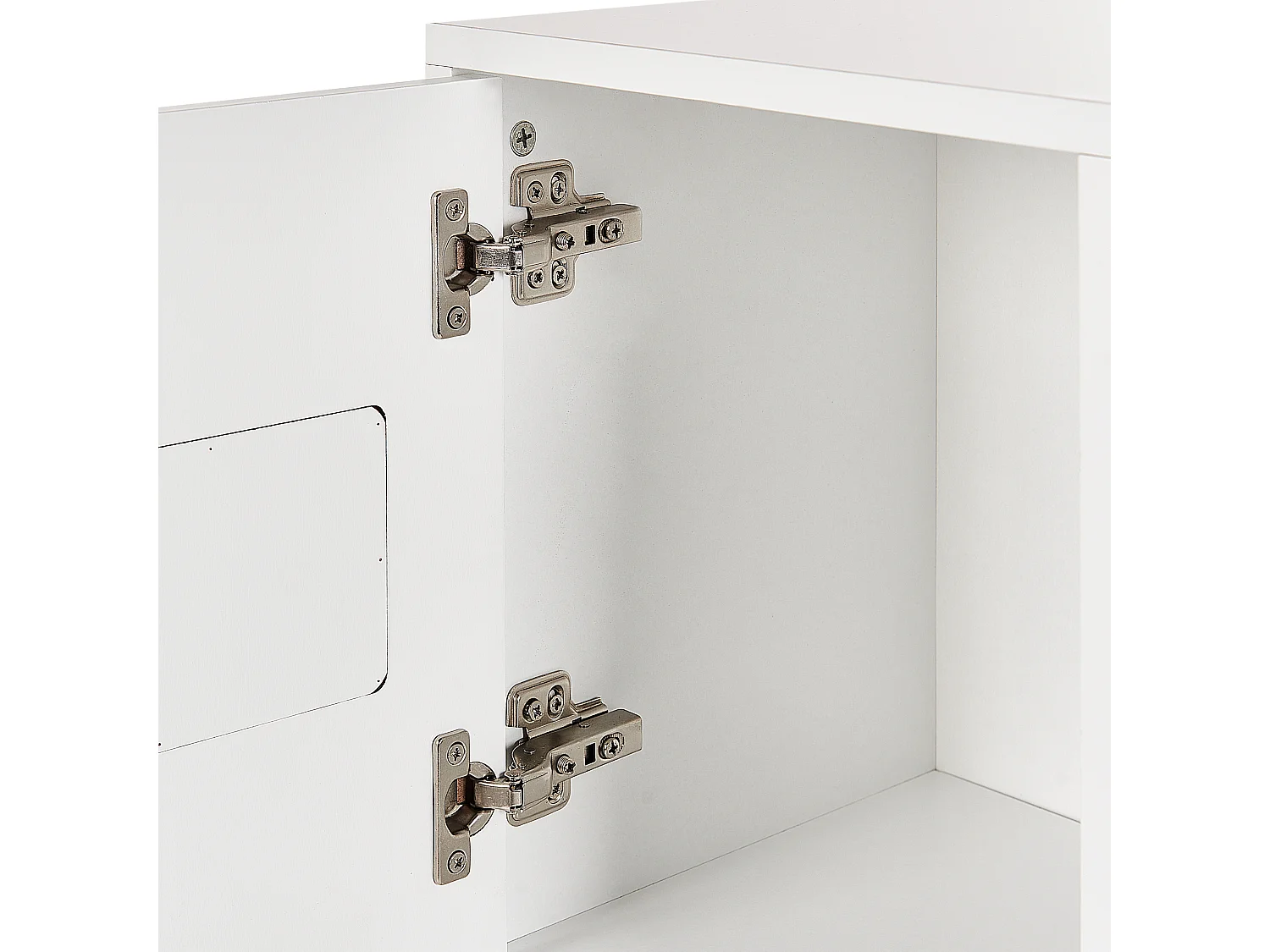 Libreria CLOUDY Derivati del legno 111 cm Bianco