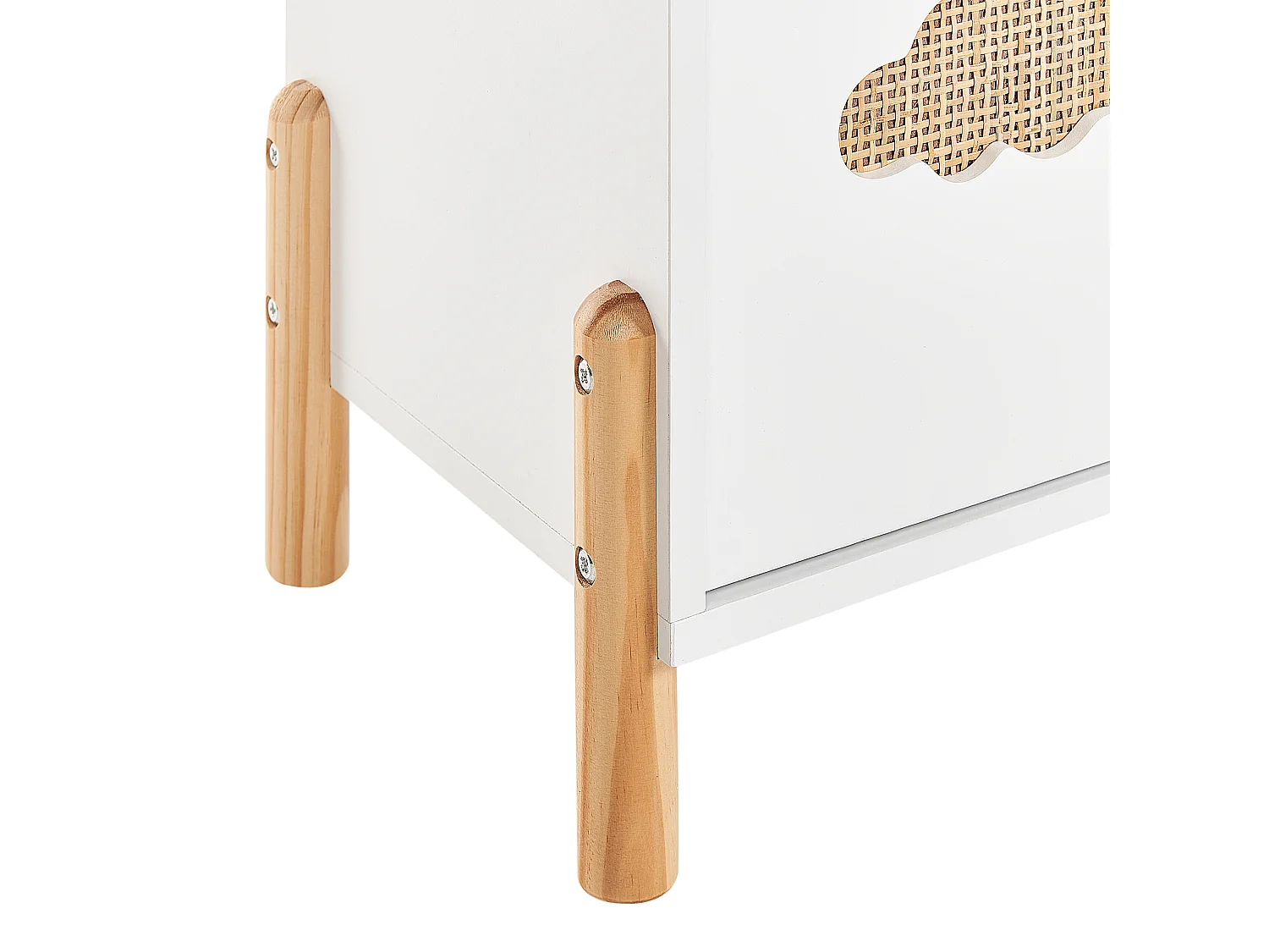 Libreria CLOUDY Derivati del legno 111 cm Bianco