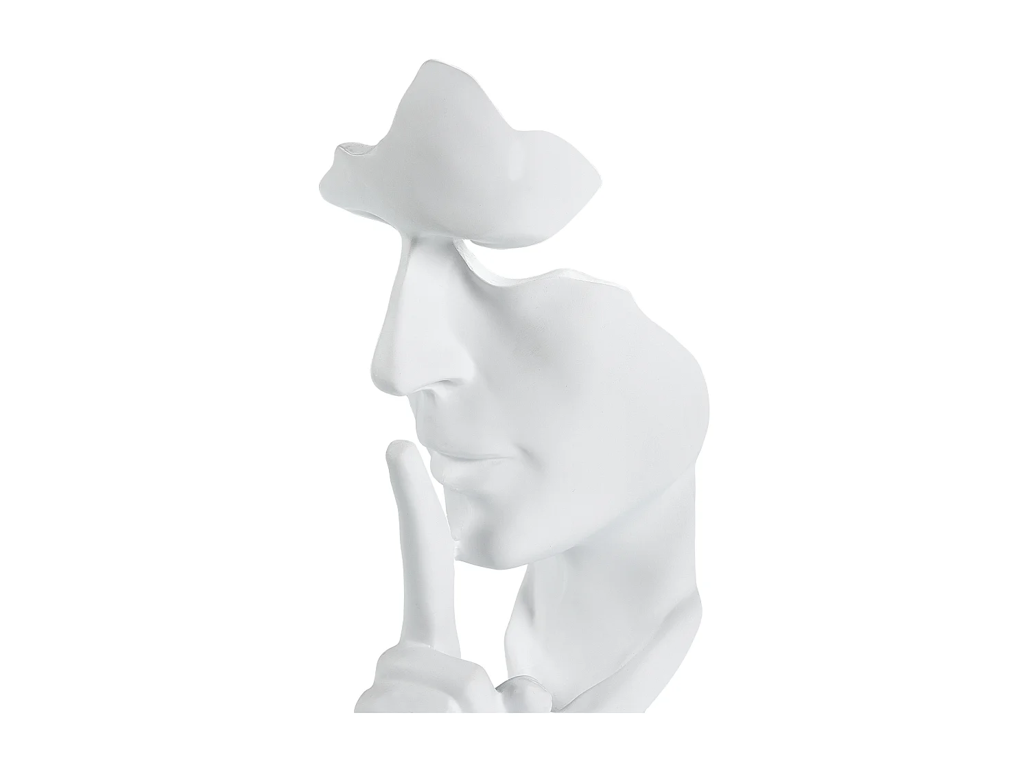 Accessoire Décoratif Visage RAAHE Blanc