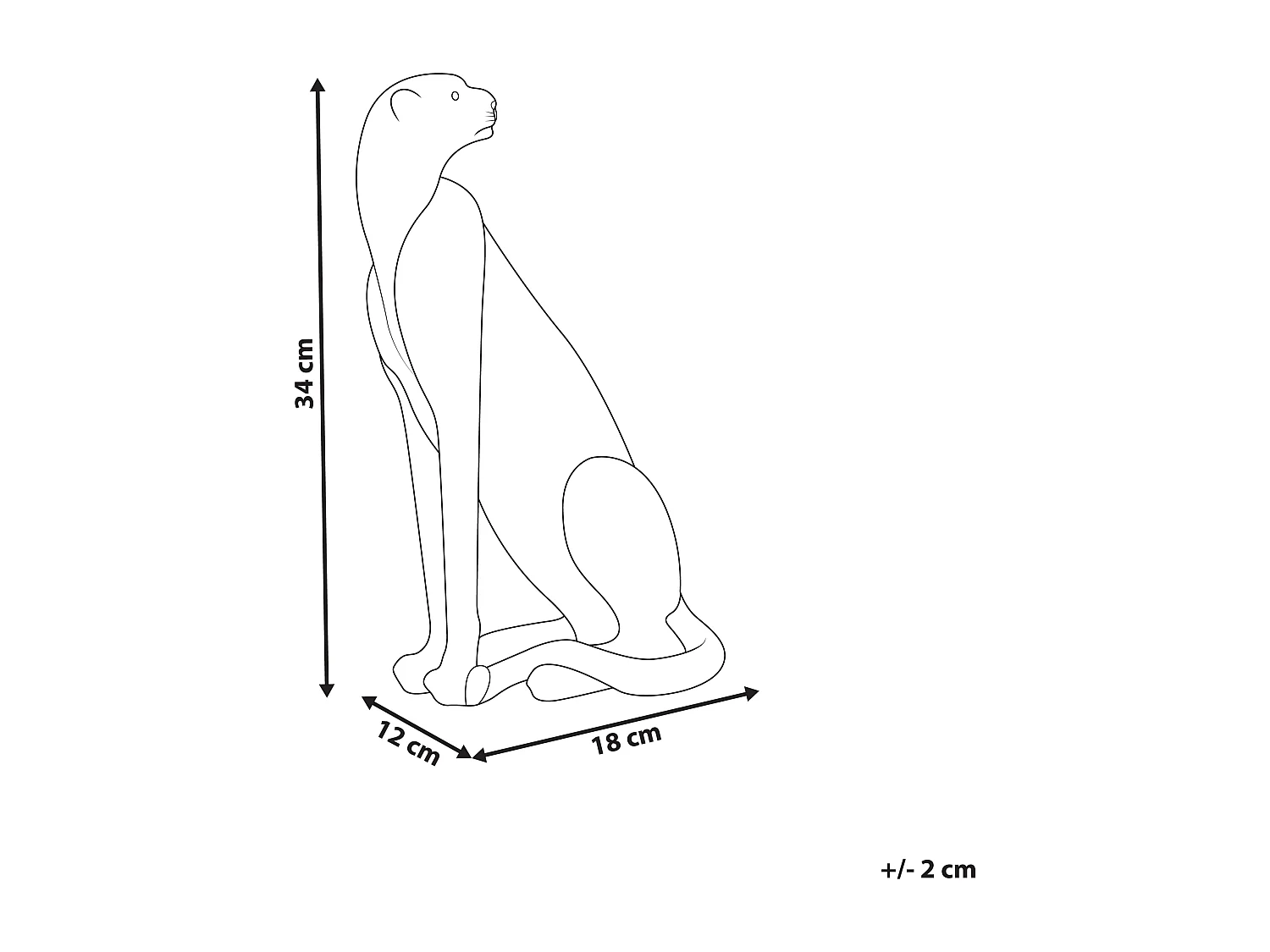 Accessoire Décoratif Jaguar BROYE Noir