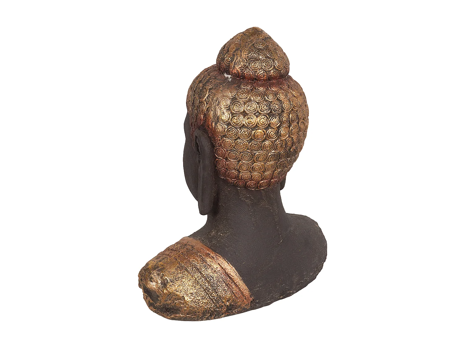 Dekofigur Buddha CARUM Keramik Schwarz