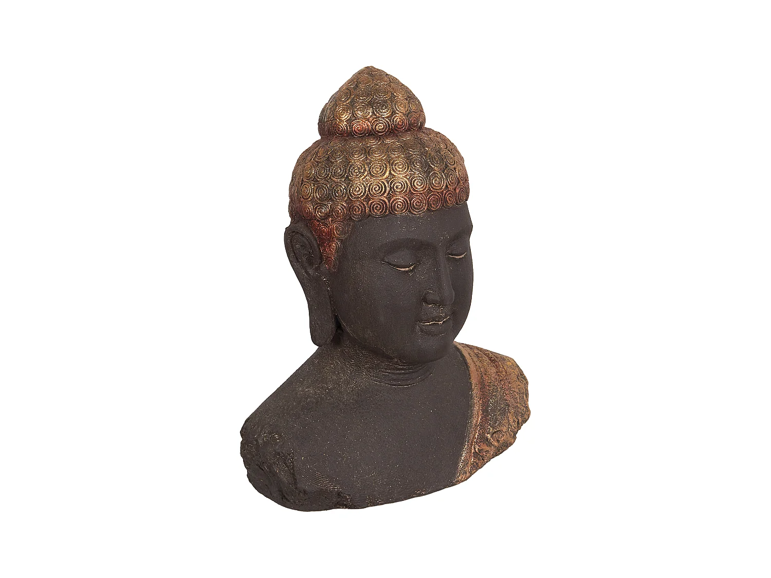 Accessoire Décoratif Bouddha CARUM Céramique Noir