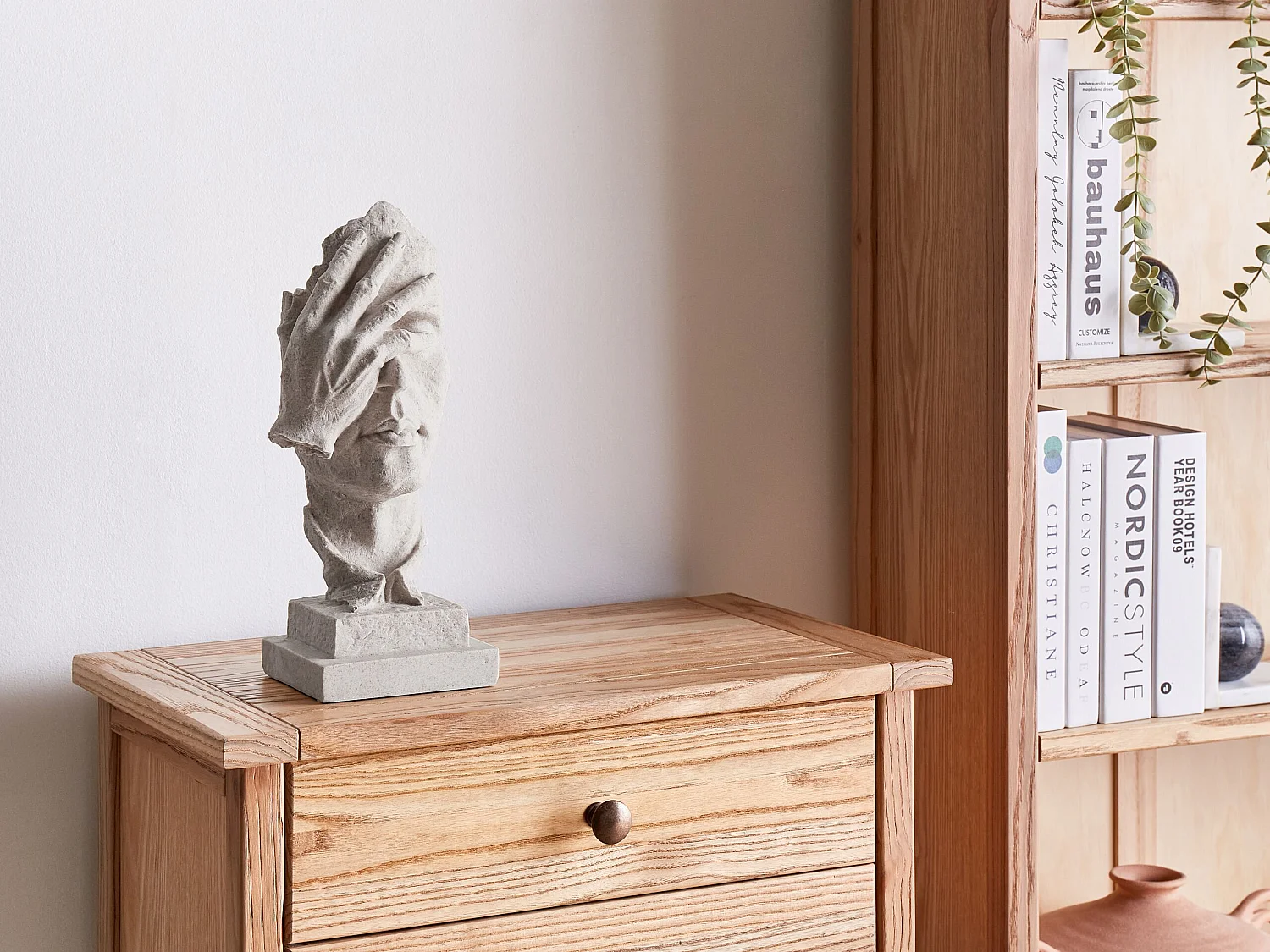 Accessoire Décoratif Visage PUUMALA Gris