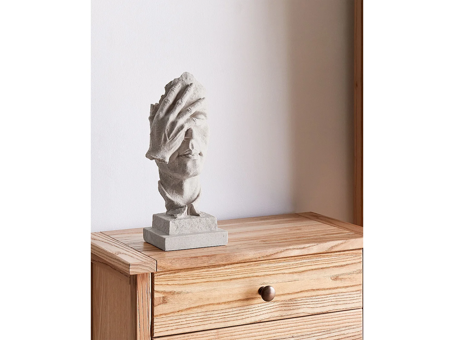 Figura decorativa Rostro PUUMALA Gris