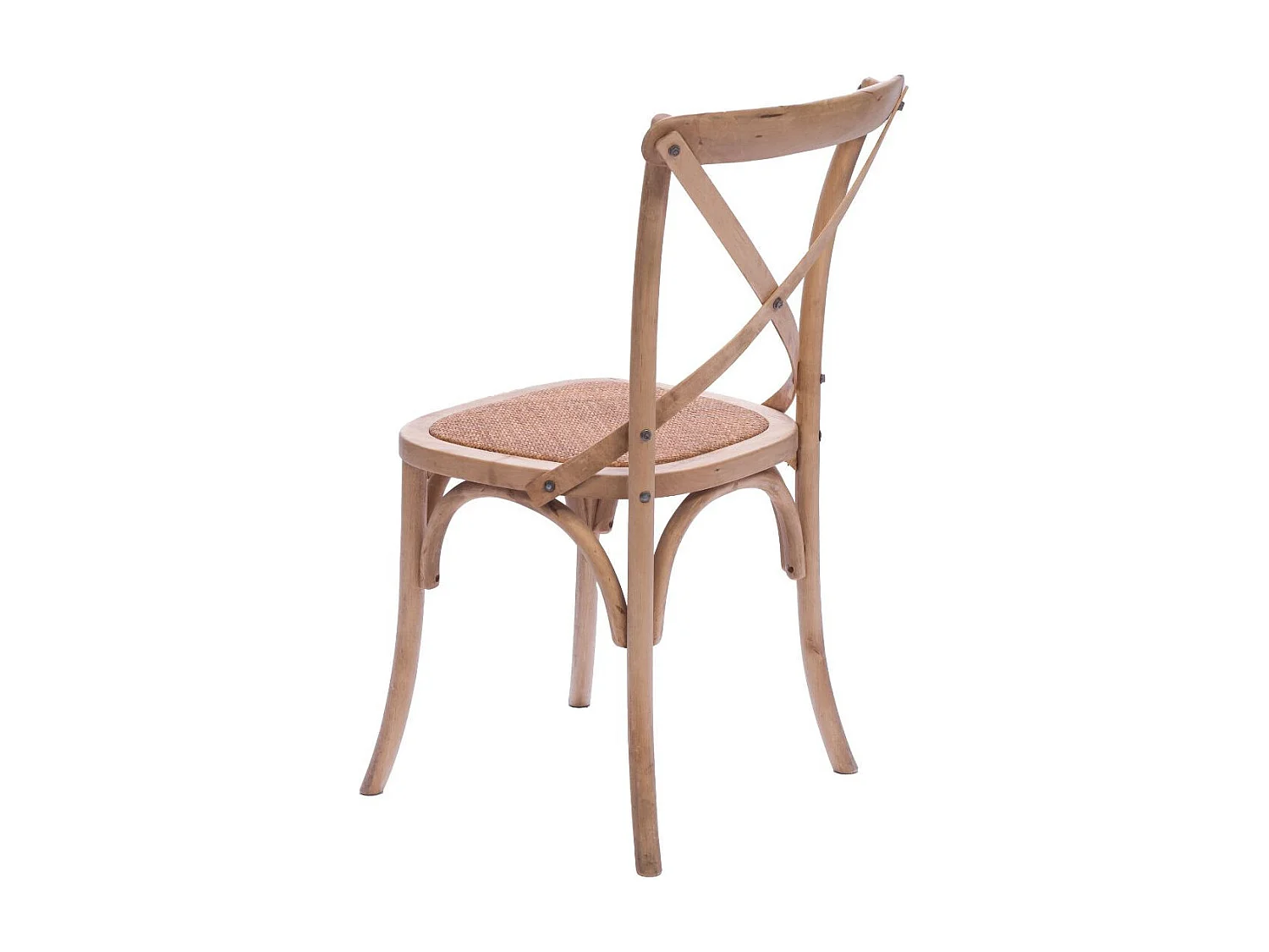 Chaises bistrot en bois massif naturel (lot de 2) - ESTAMINET