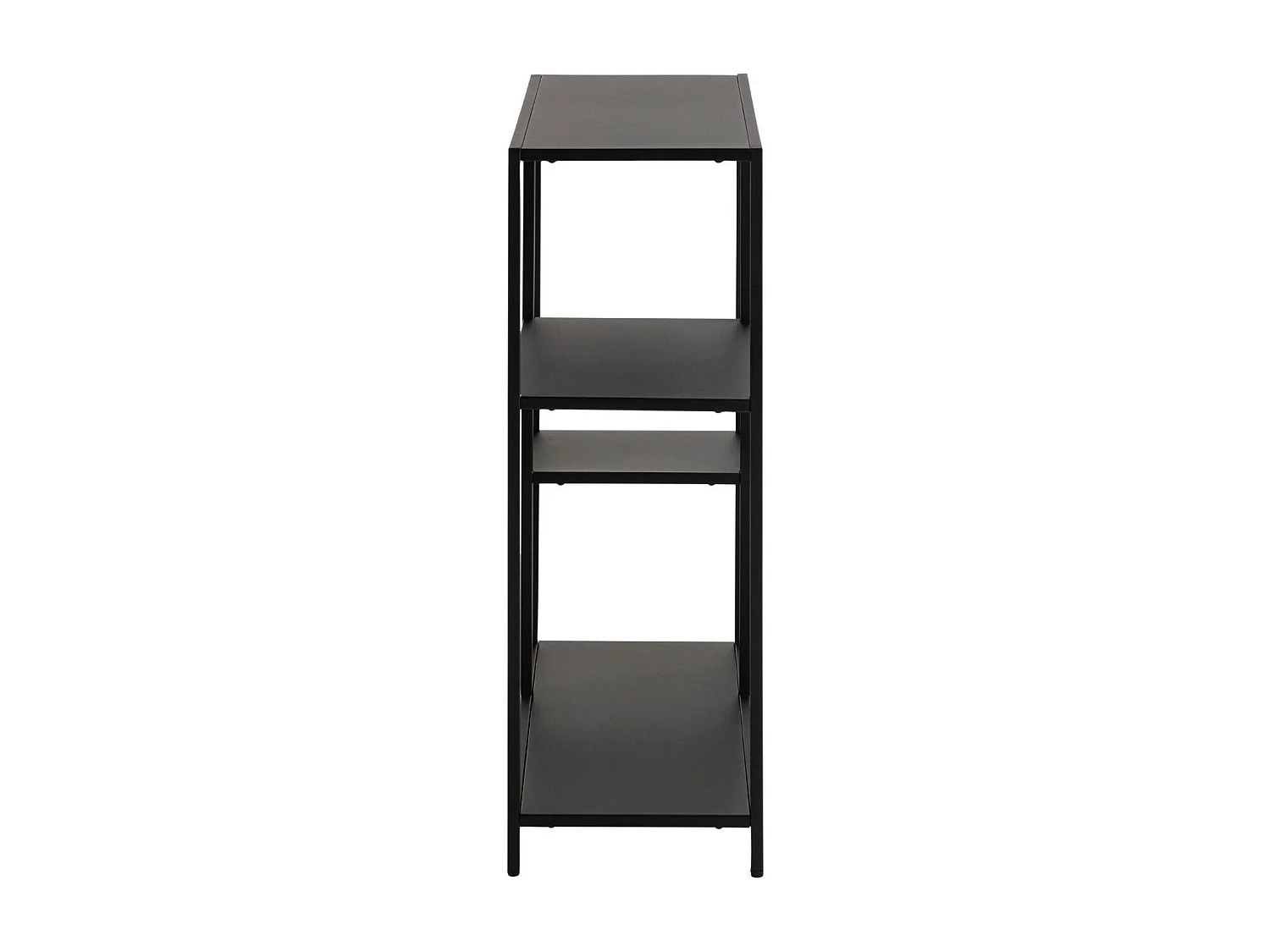 Bibliothèque scandinave en métal noir 3 tablettes - HARLOW