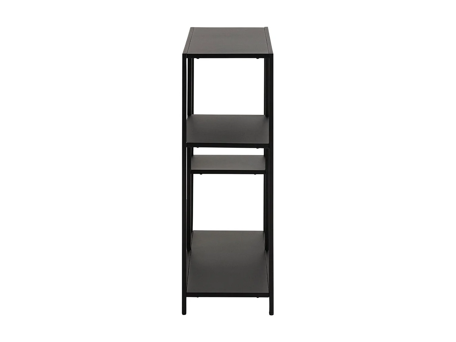 Bibliothèque scandinave en métal noir 3 tablettes - HARLOW