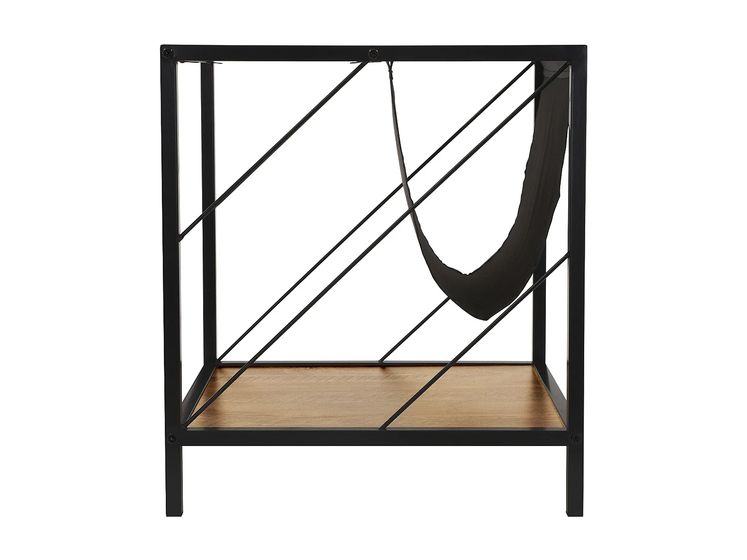 Tavolino da caffè per salotto con scomparto riviste tavolo lounge  48 x 54 cm