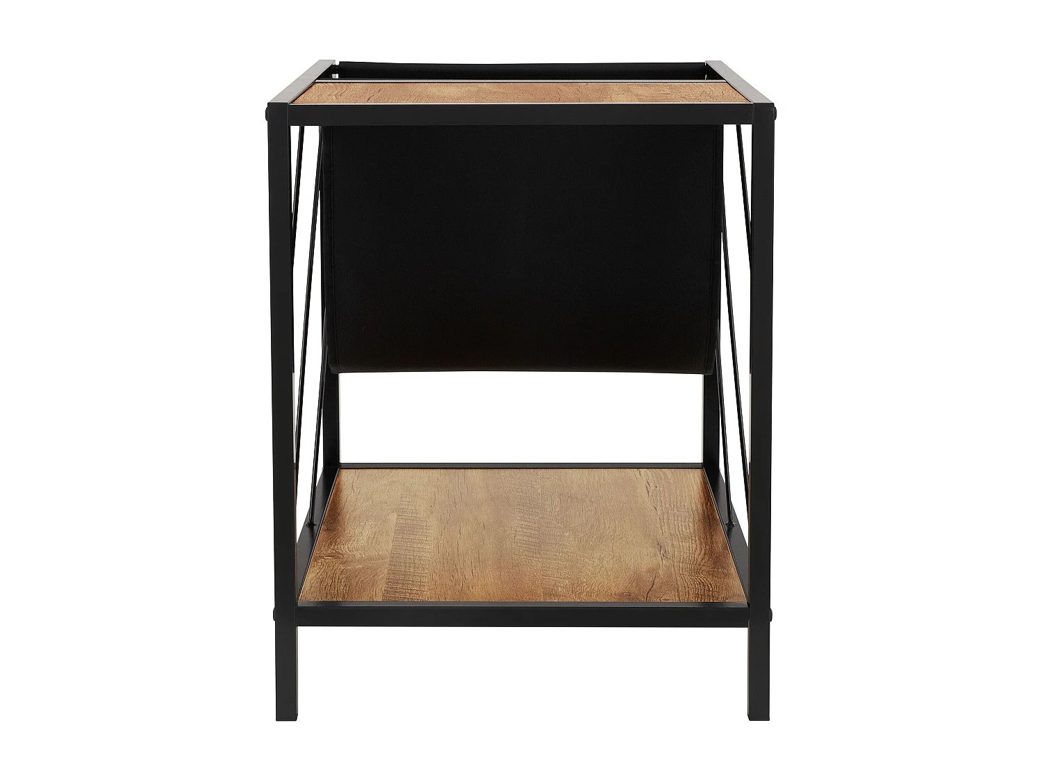 Tavolino da caffè per salotto con scomparto riviste tavolo lounge  48 x 54 cm