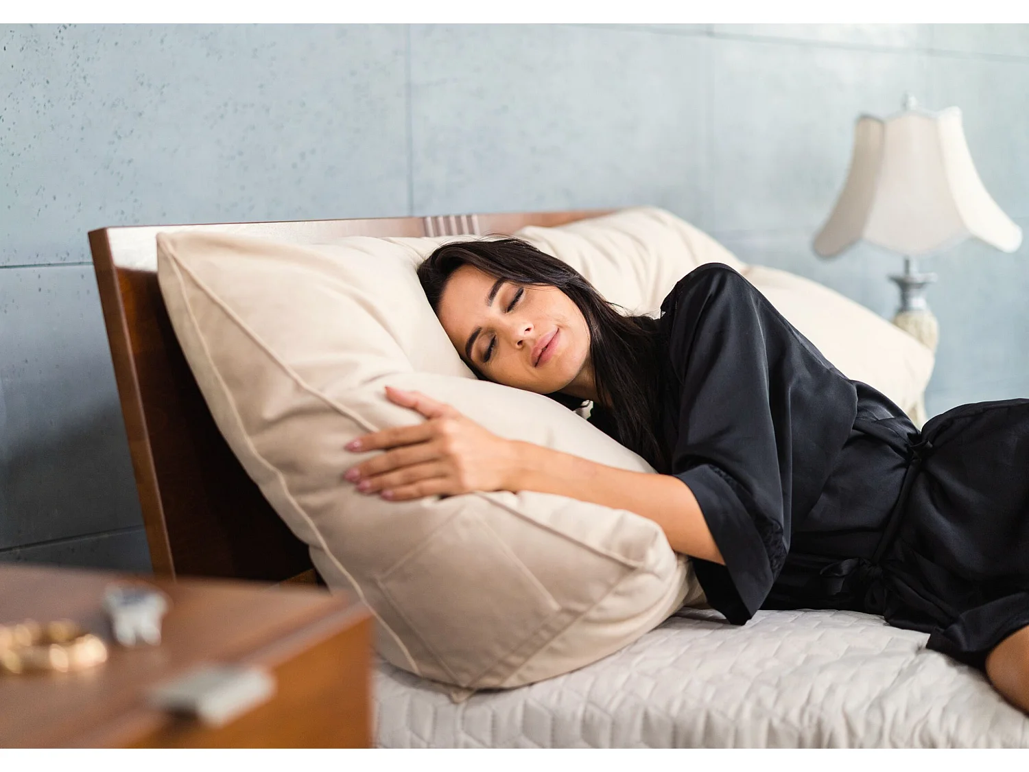 Poduszka na zagłówek PILLOW CHIC 140 beżowa