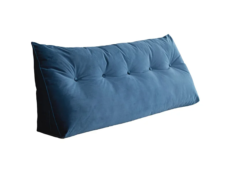 Rückenkissen Triangel für bett marineblau 200