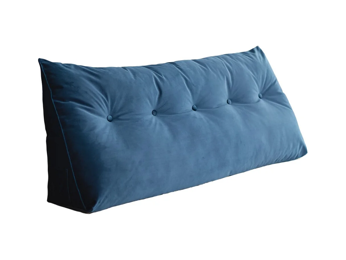 Poduszka na zagłówek PILLOW CHIC VELVET 180 granatowa