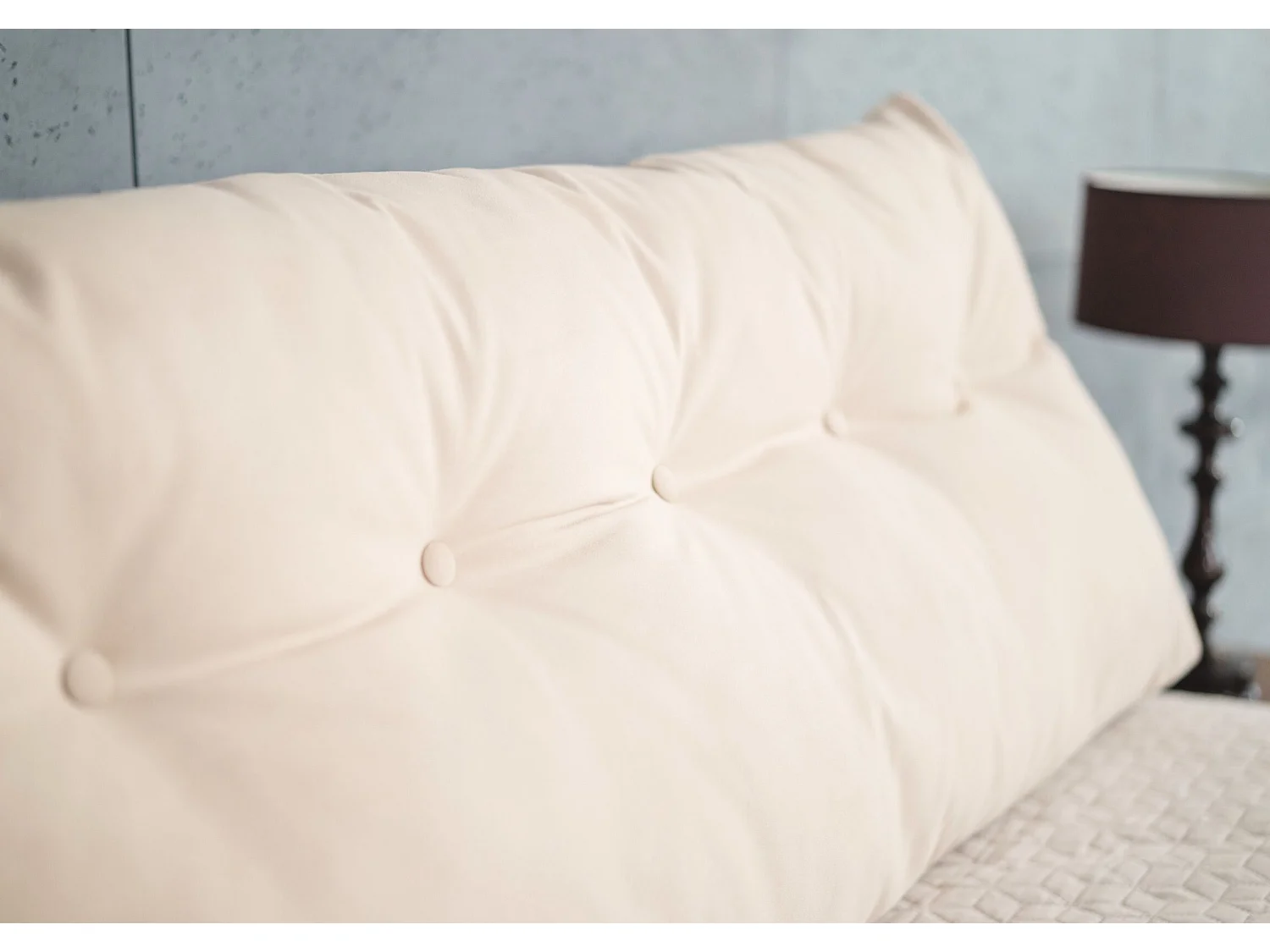 Poduszka na zagłówek PILLOW CHIC 160 beżowa
