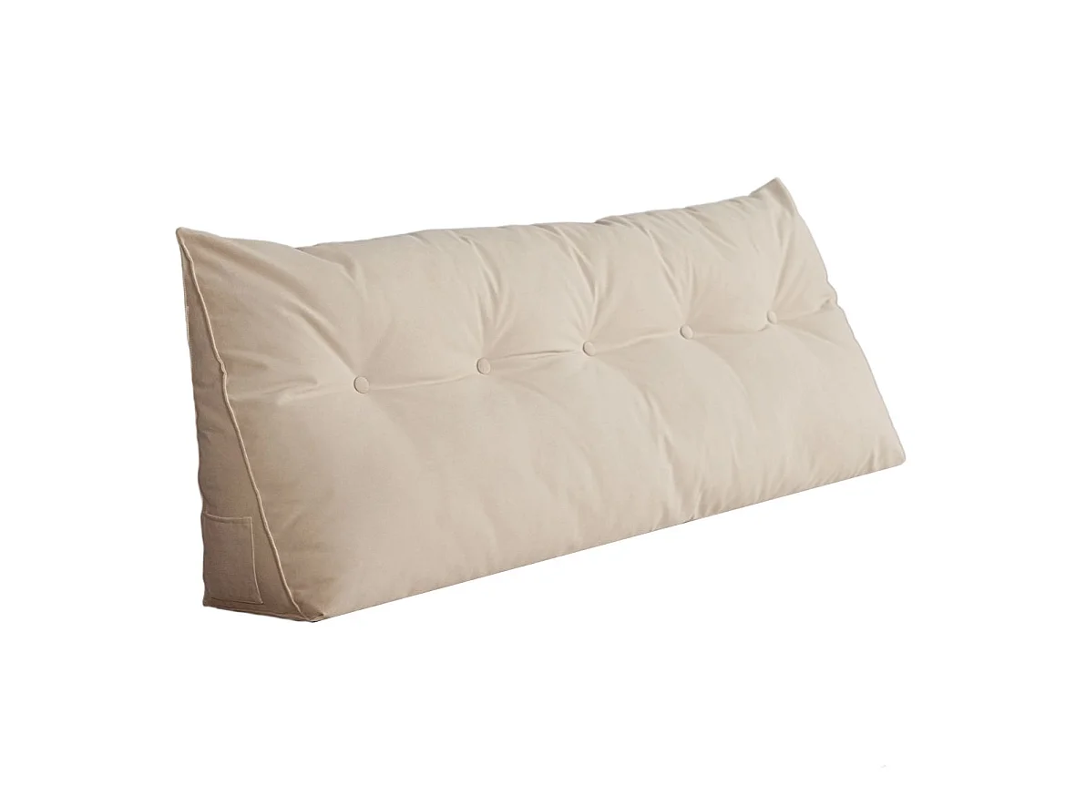 Poduszka na zagłówek PILLOW CHIC 160 beżowa