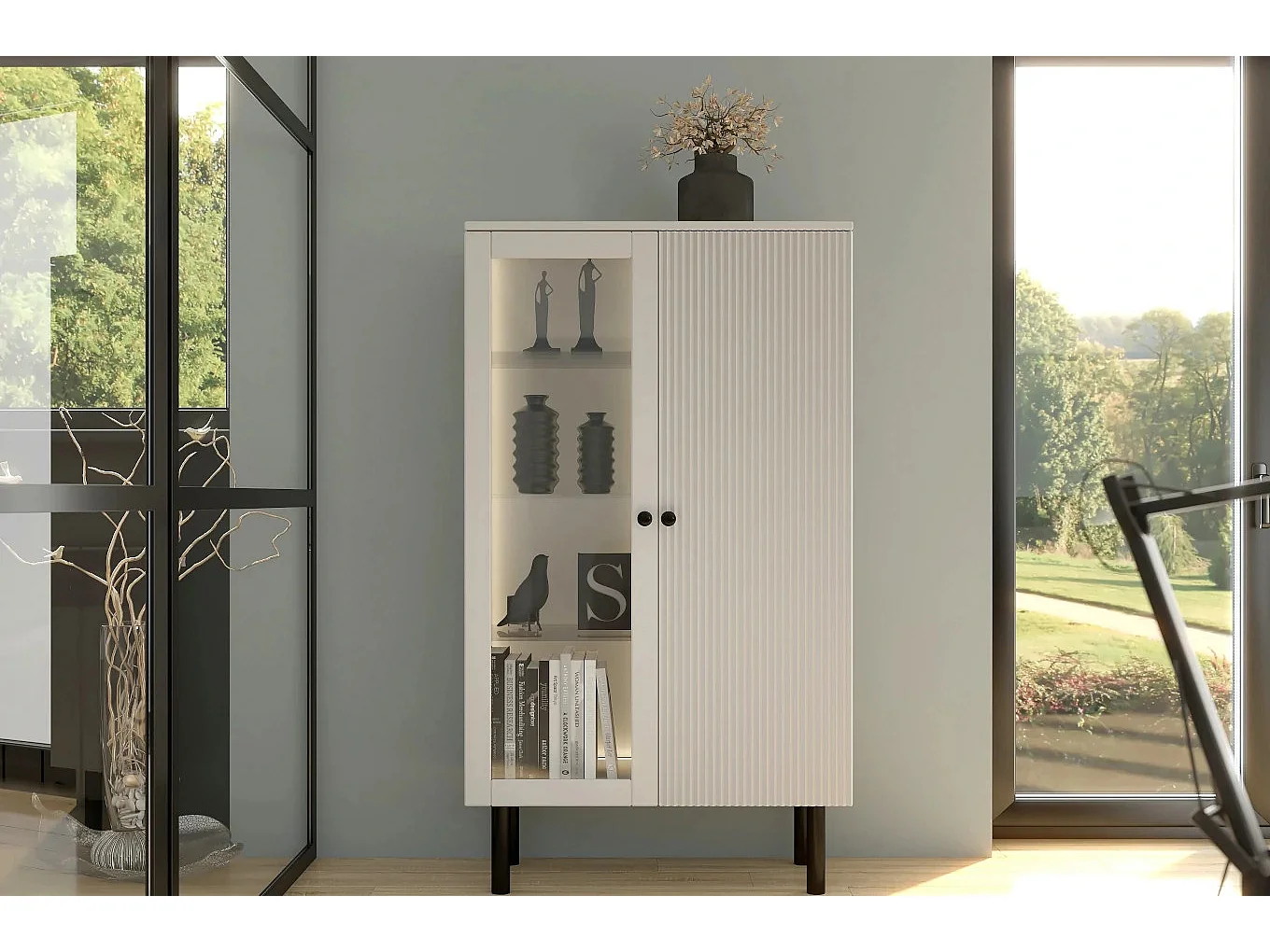 Biała witryna Visby NORVIK High