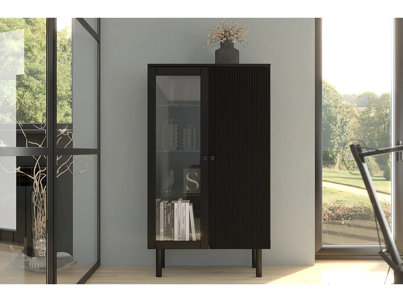 Czarna witryna Visby NORVIK High