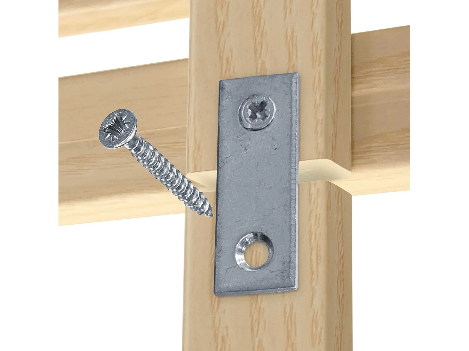 DHOME Testiera con ripiani in legno riciclato DM sospeso a parete in stile pallet giapponese con gambe Letto (legno naturale/bianco, doppio 290 cm)