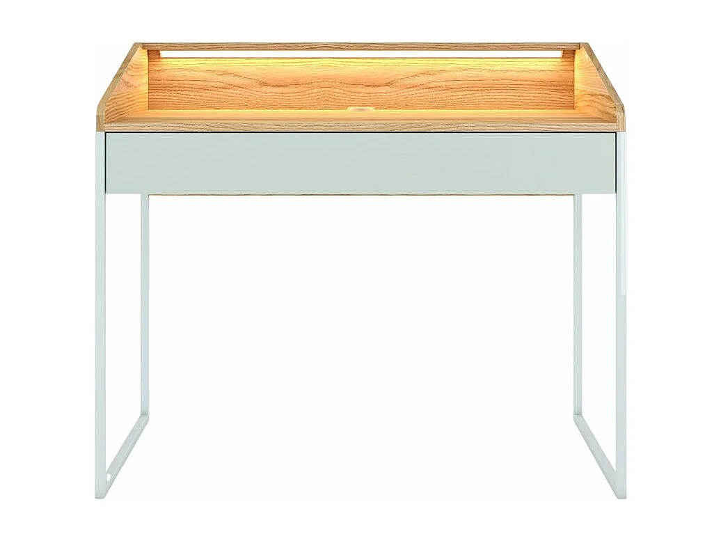 Biurko Finka z oświetleniem / Jesion Górski 110 cm