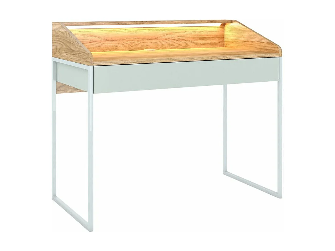 Biurko Finka z oświetleniem / Jesion Górski 110 cm