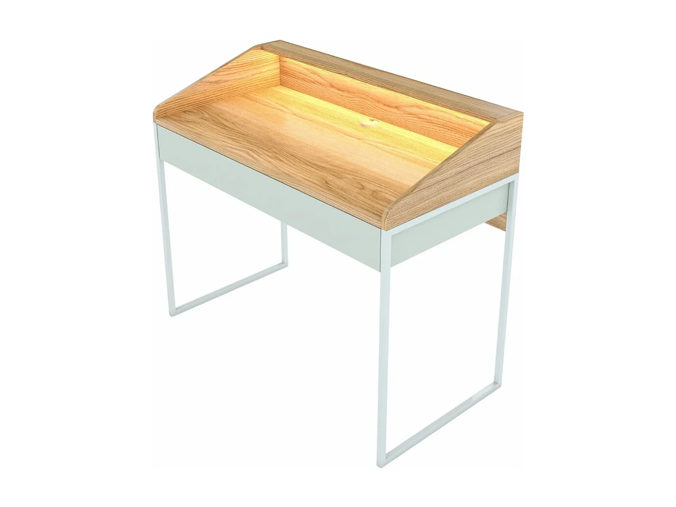 Biurko Finka z oświetleniem / Jesion Górski 110 cm