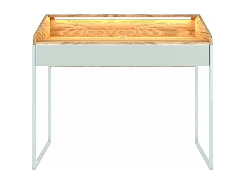 Biurko Finka z oświetleniem / Jesion Górski 110 cm