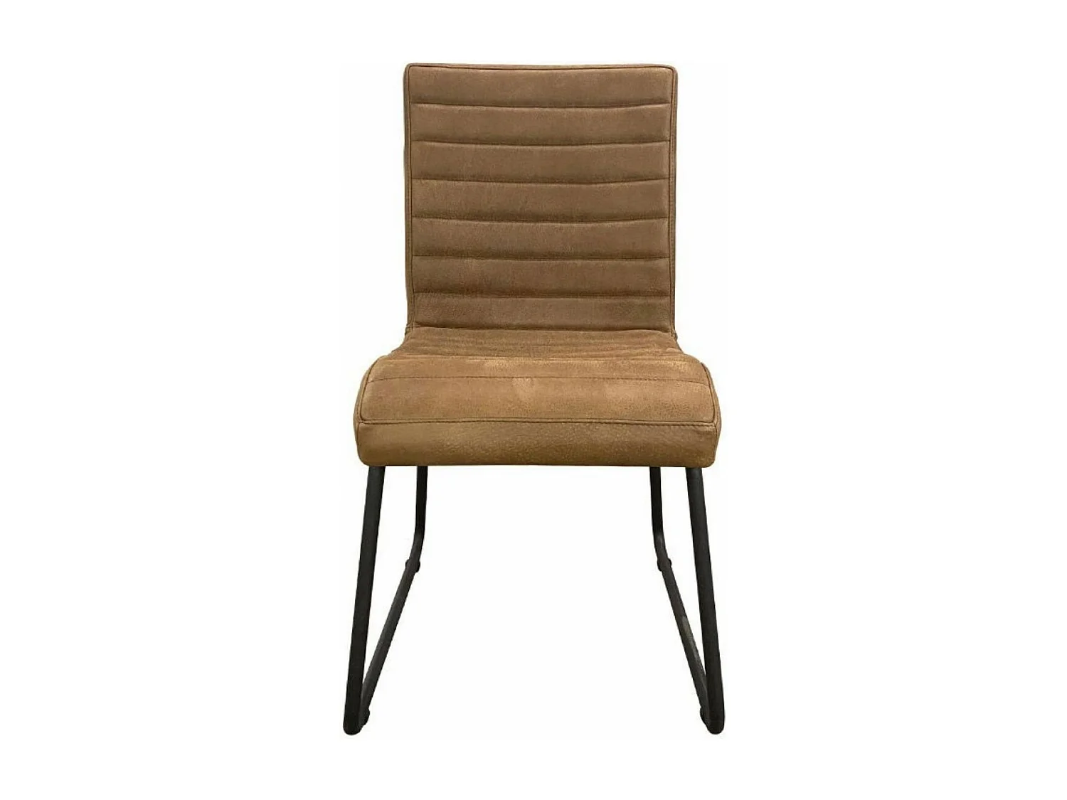 Lot de 2 chaises marcella en cuir personnalisable Cuir Marron - Les Étoffes Interior's