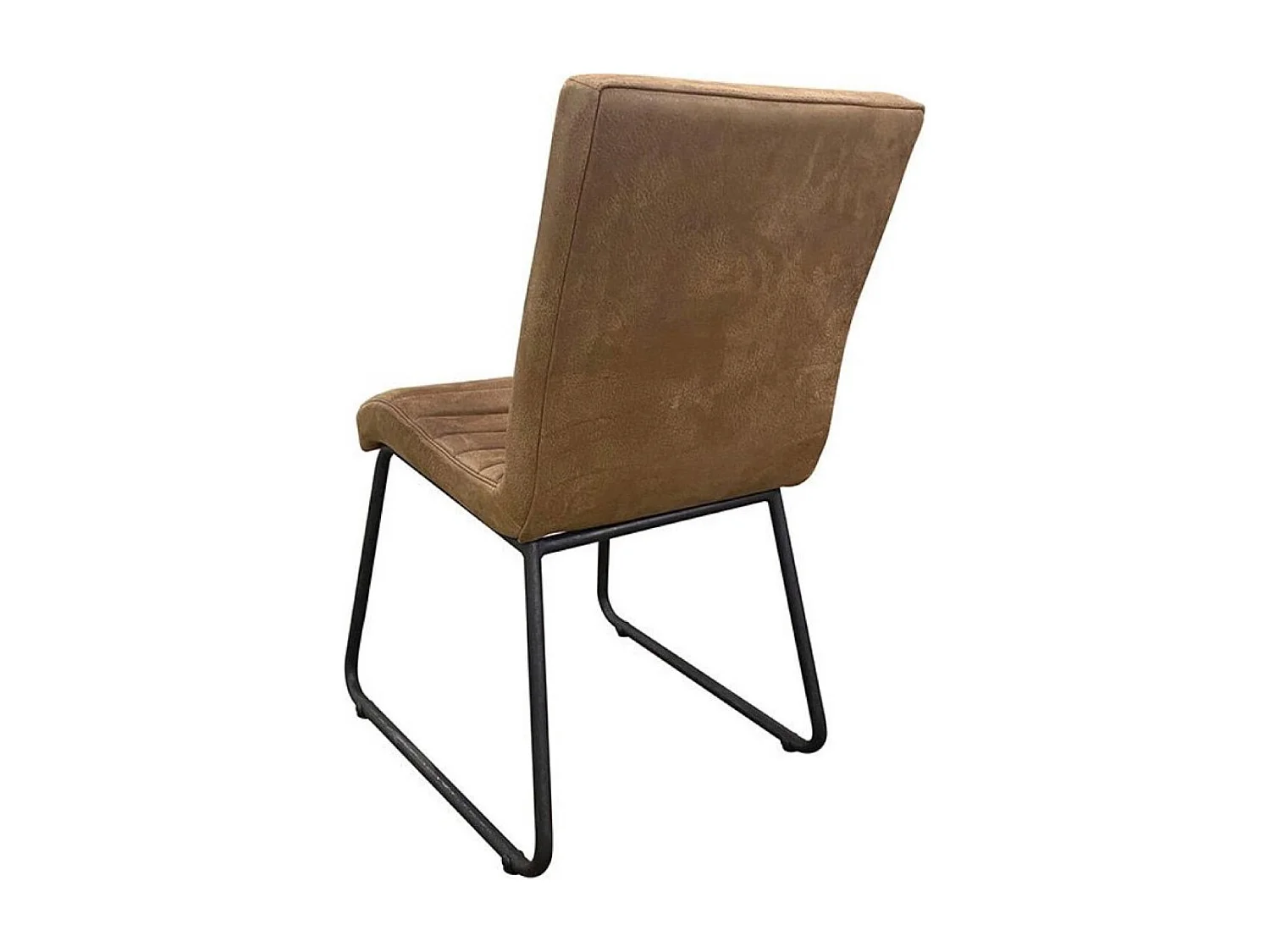 Lot de 2 chaises marcella en cuir personnalisable Cuir Marron - Les Étoffes Interior's