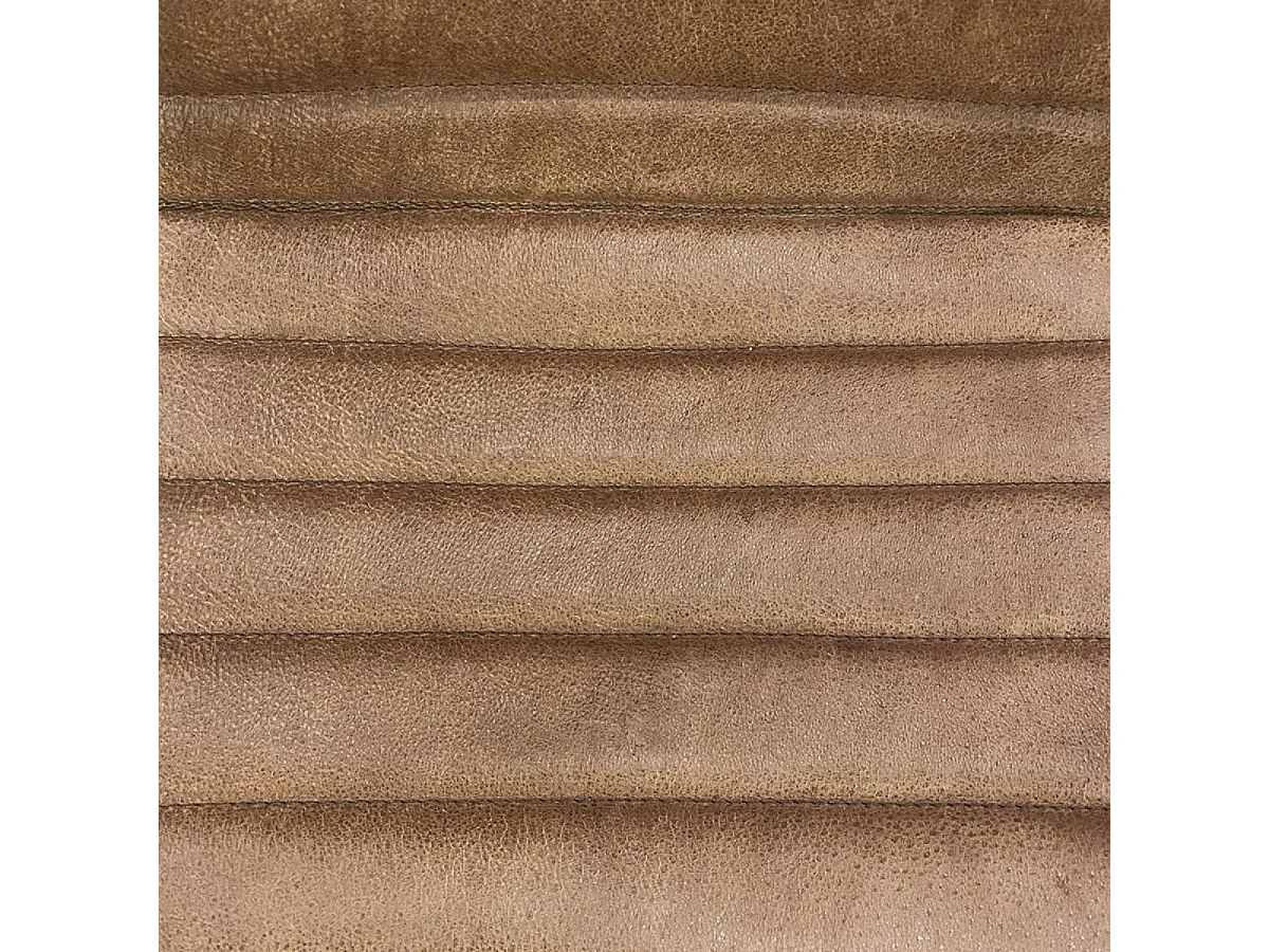 Lot de 2 chaises marcella en cuir personnalisable Cuir Marron - Les Étoffes Interior's