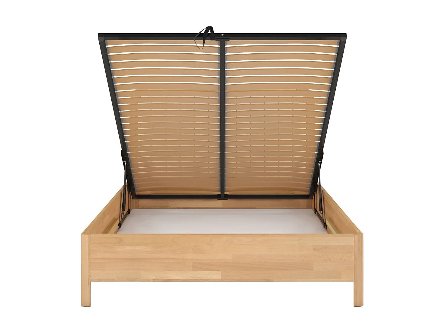 Łóżko bukowe Visby MODENA BC, 140X200, naturalny/ecru