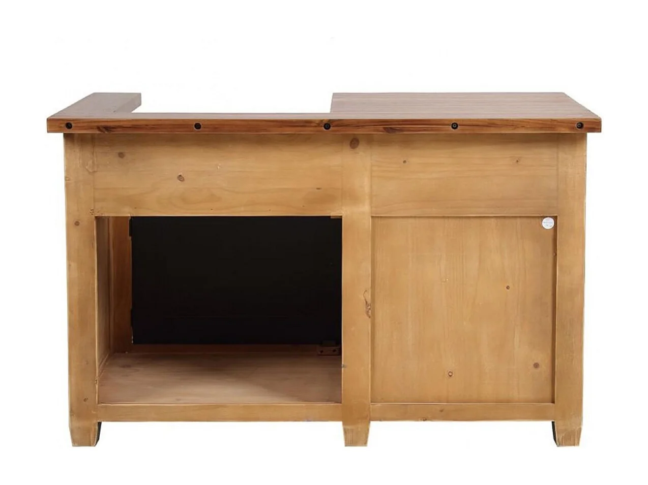 Meuble évier Bois Noir - Brocante Interior's