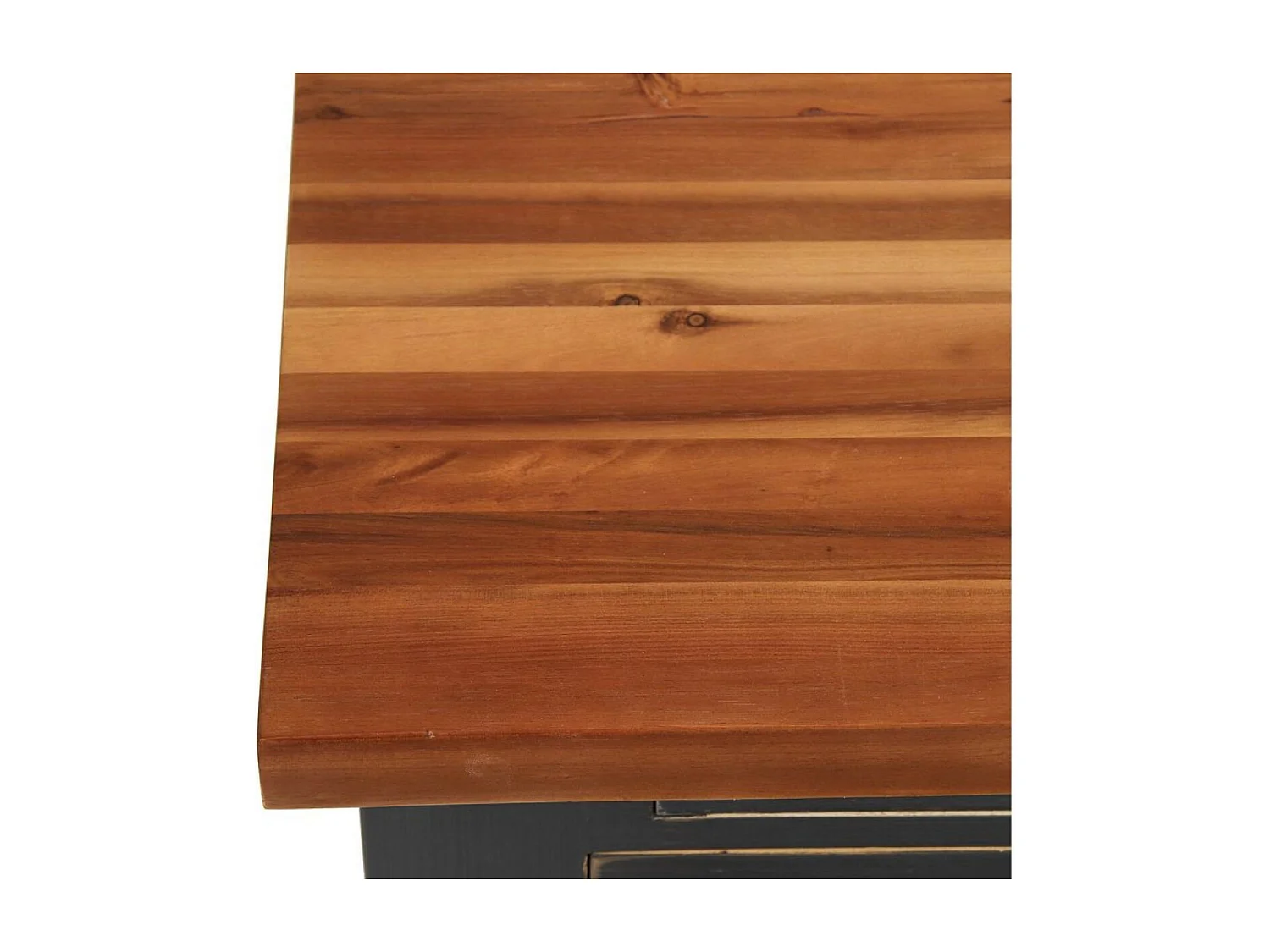 Meuble évier Bois Noir - Brocante Interior's