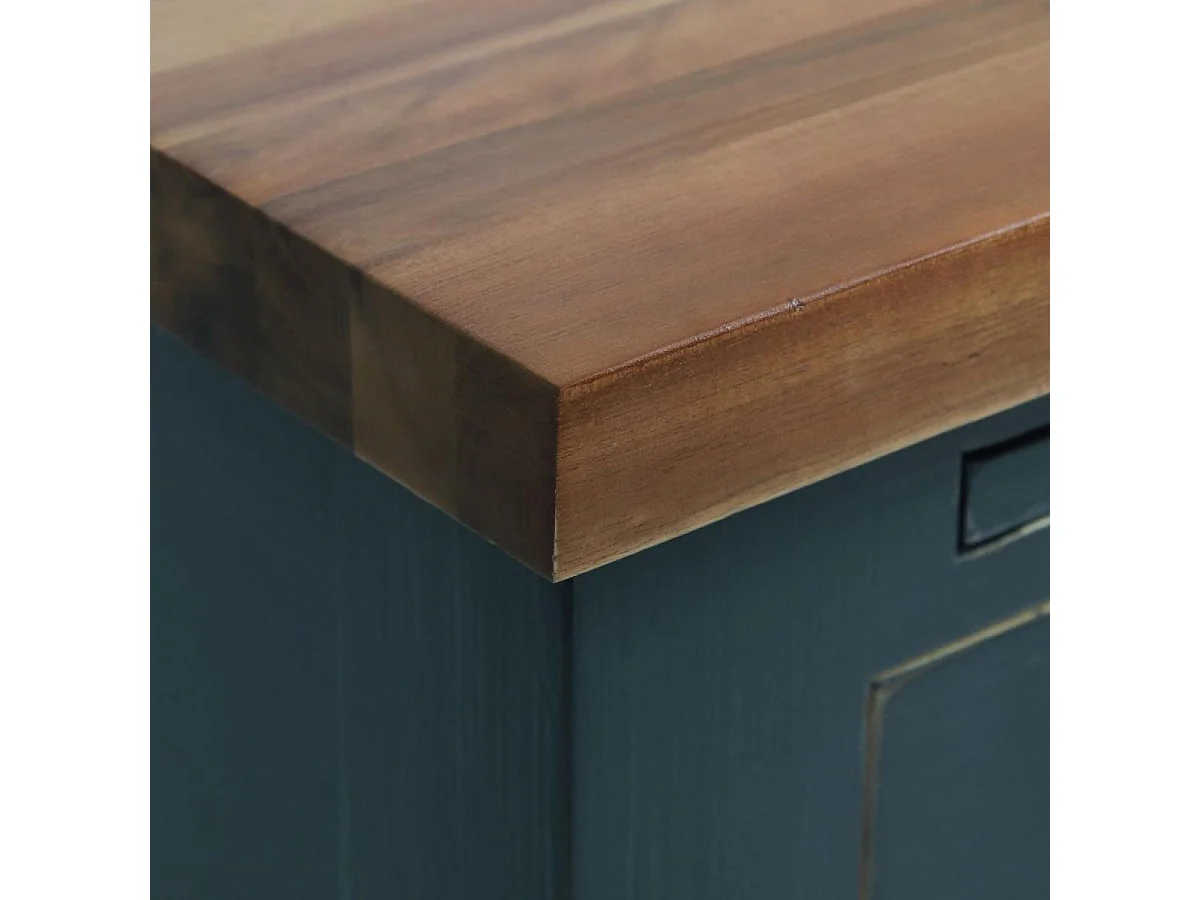 Meuble évier Bois Noir - Brocante Interior's