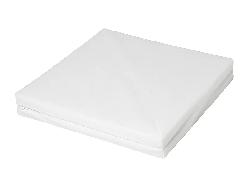 Colchão de bebê dobrável 60 x 120 cm - 100% polipropileno - Branco