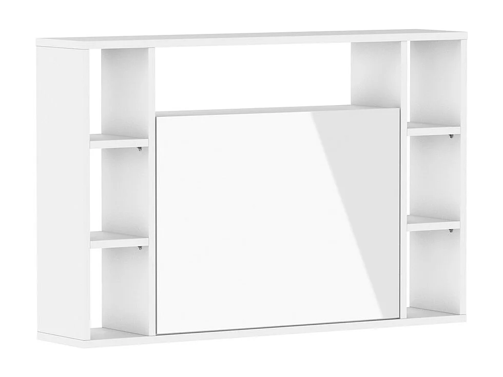 Hangend bureau MUSE wit mat / wit glanzend