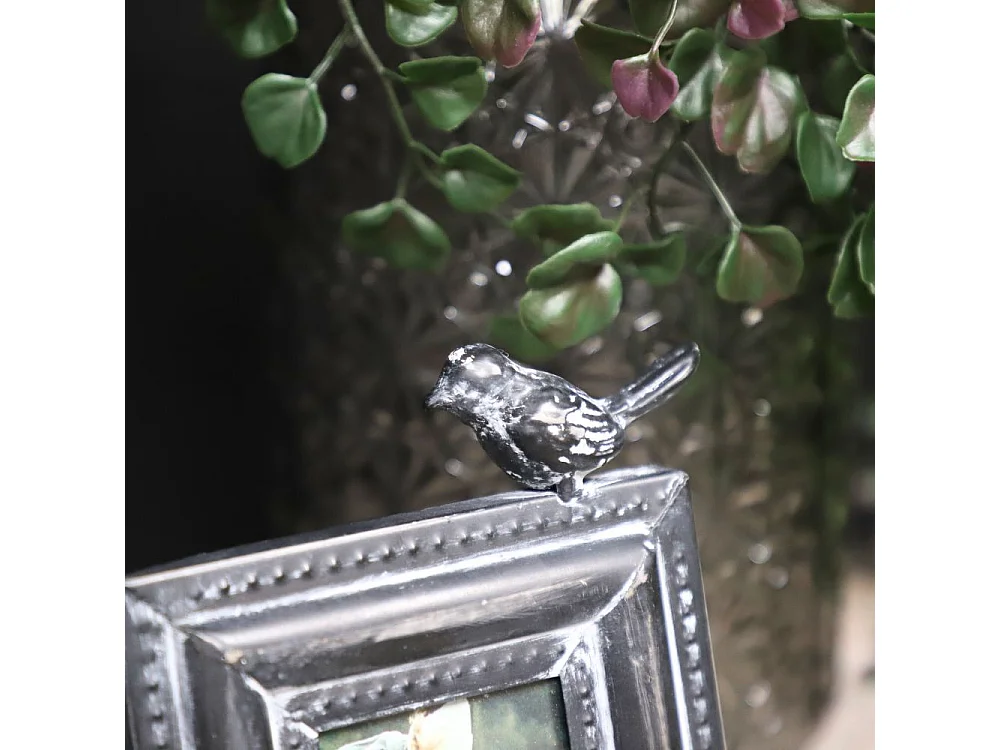 Cadre photo en métal noir 12.5 x 16