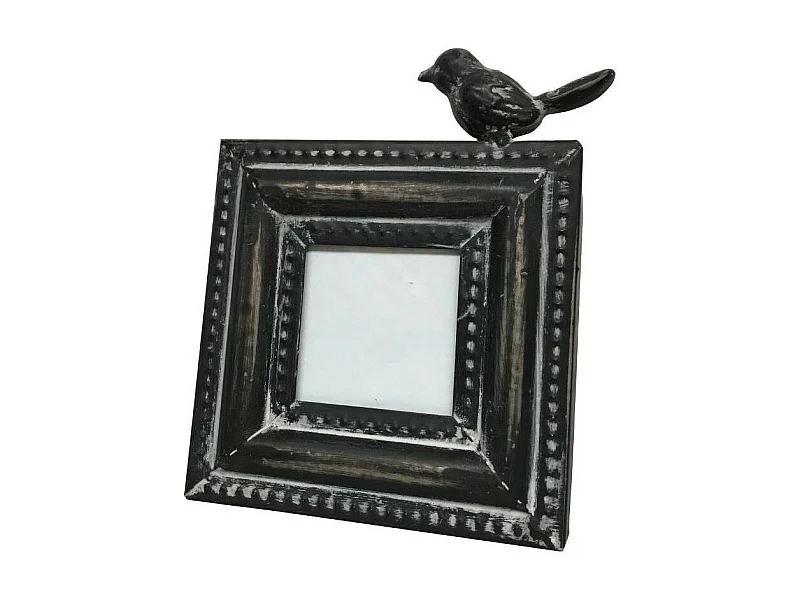 Cadre photo en métal noir 12.5 x 16