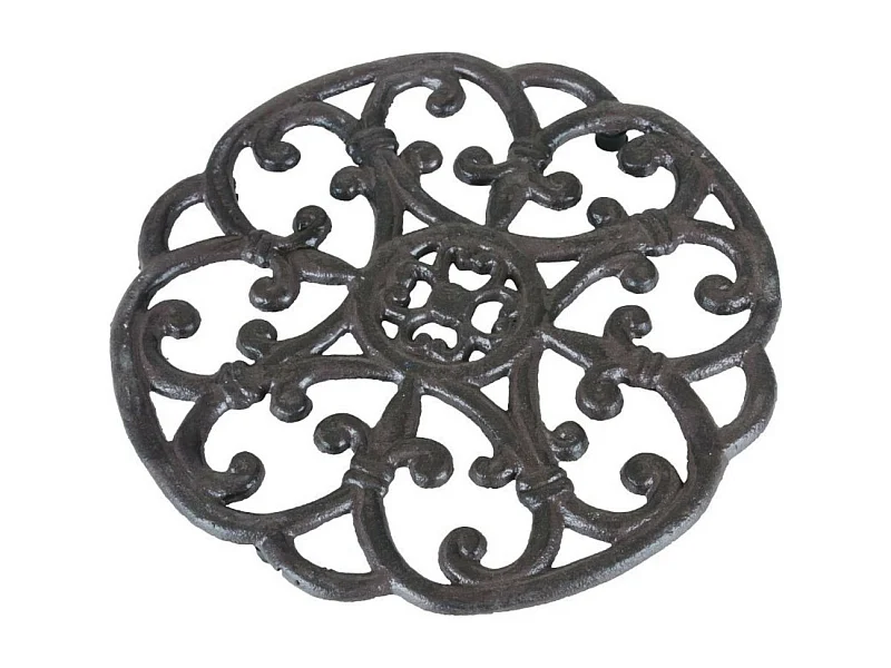 Dessous de plat en fonte marron d.20 cm