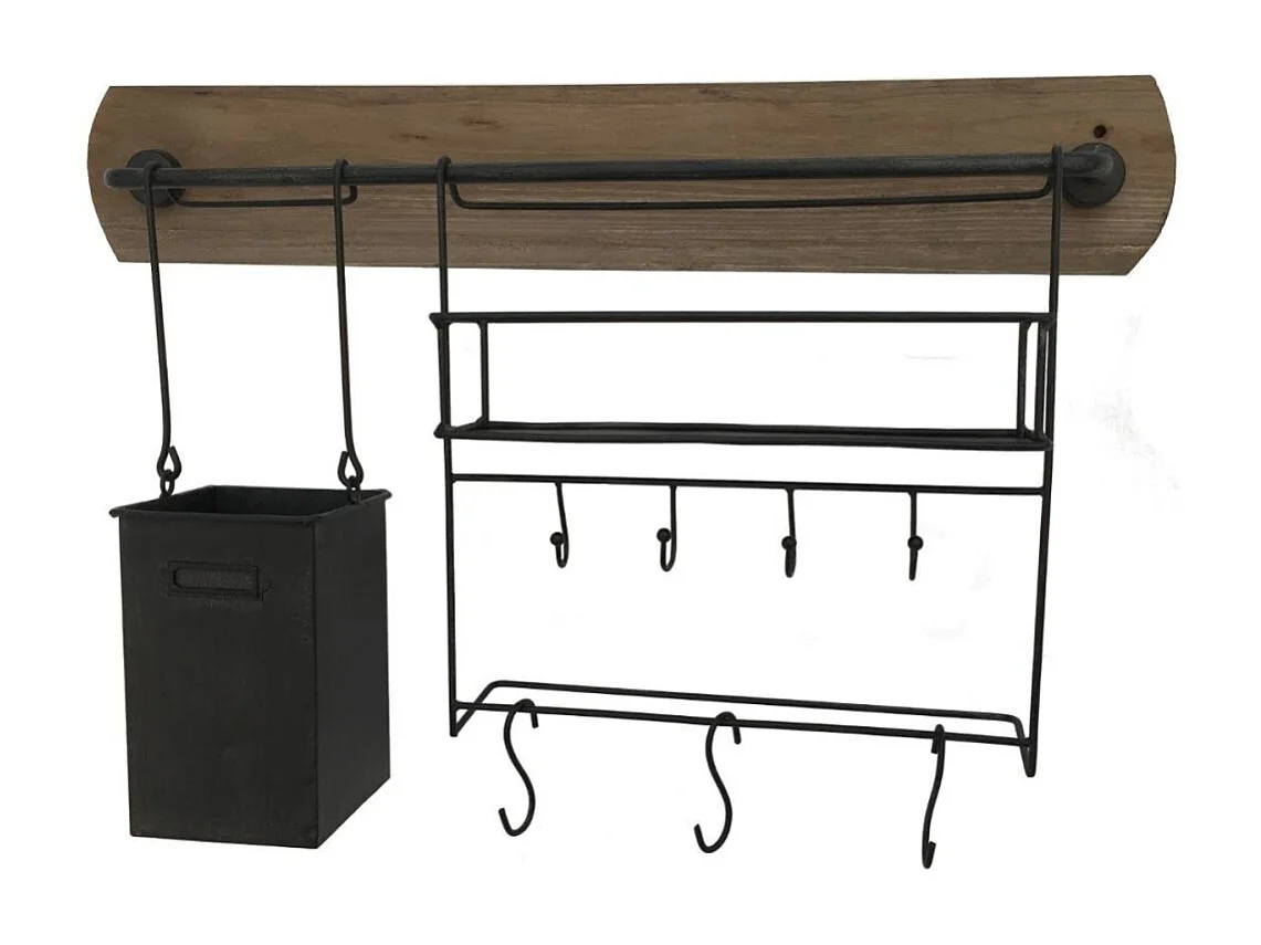 Etagère murale rangement cuisine 60cm