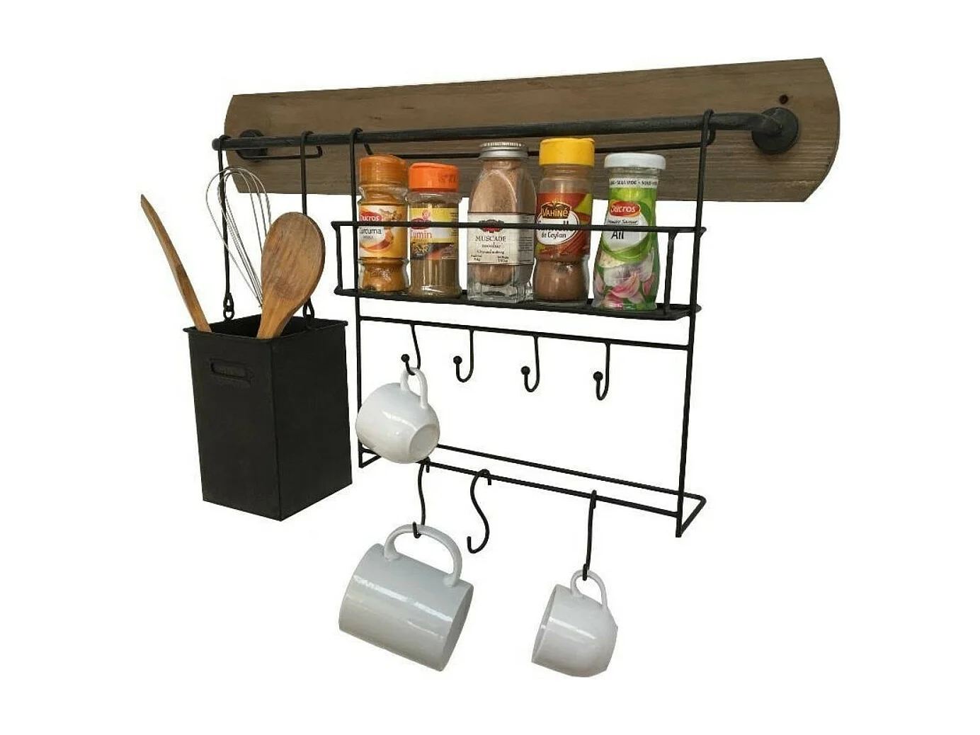 Etagère murale rangement cuisine 60cm