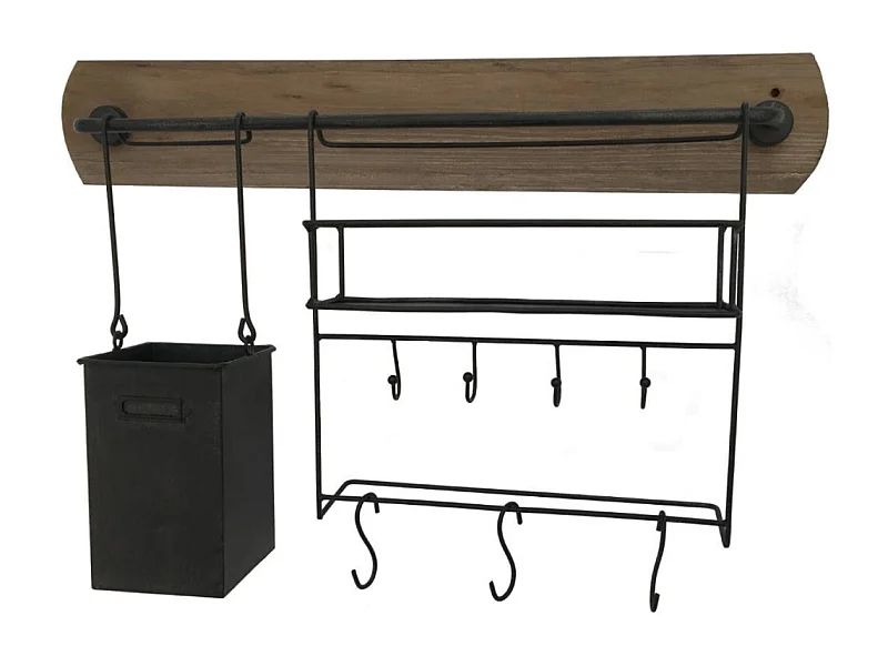 Etagère murale rangement cuisine 60cm