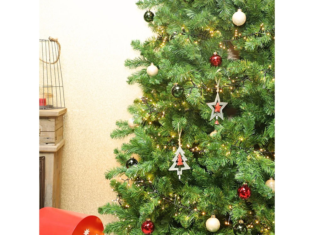 ~Décoration de sapin de Noël guirlande de Noël zinc gris 10x17cm