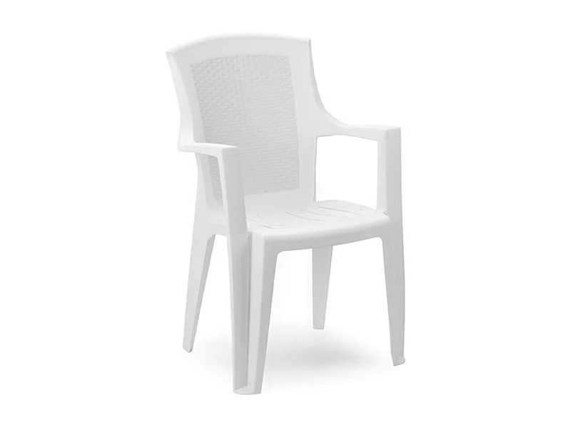 Sillones Exterior - Paradis - Blanco - 55x60x91cm - Set 8ud - Cojines Incluidos
