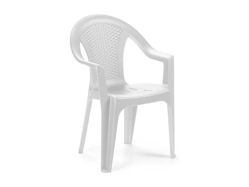 Sillones Exterior - Durban - Blanco - 59x57x86cm - Set 2ud - Estilo Ratan  - Cojines Incluidos