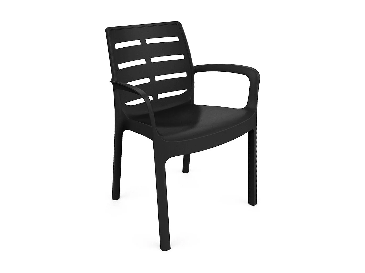 Sillones Exterior - Canada - Gris-Antrácita - 61x54x82cm - Set 8ud