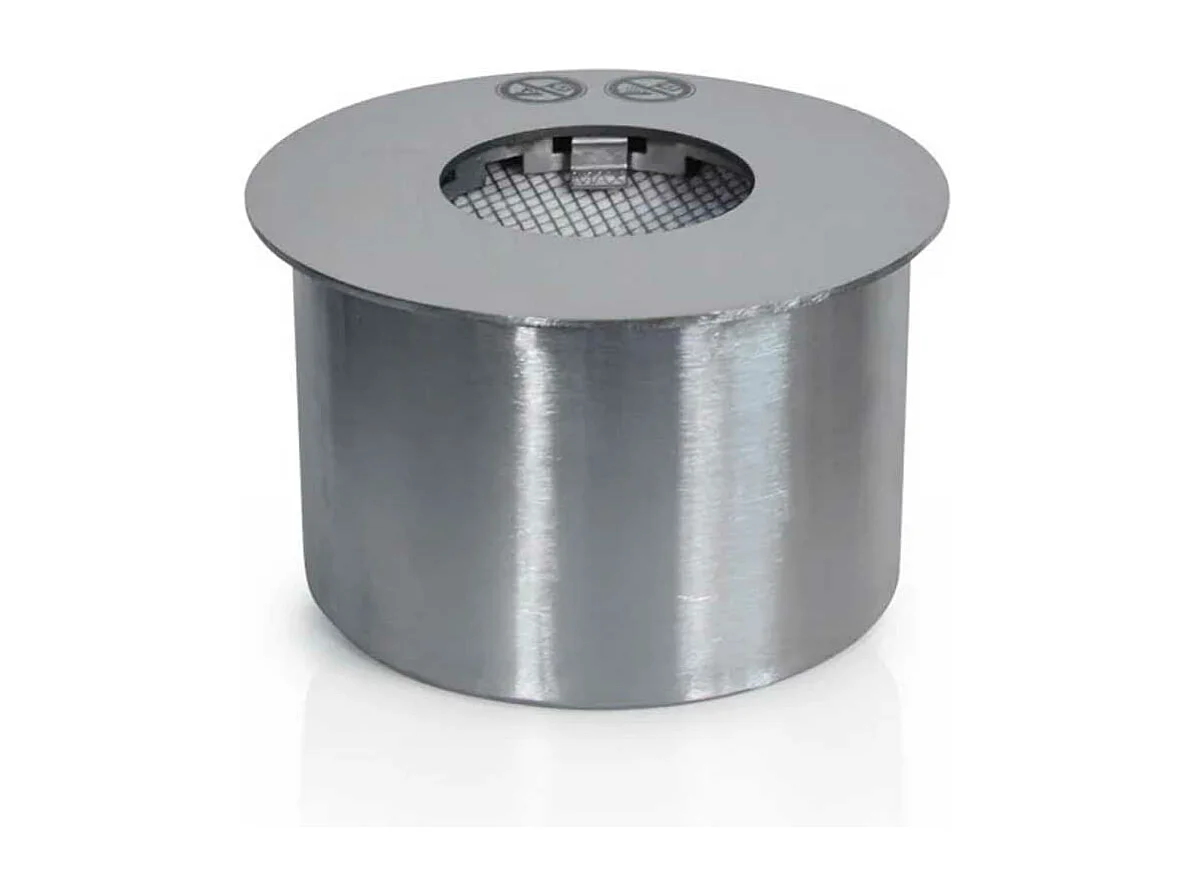 Bruciatore a bioetanolo per camino 1,5 L, in acciaio inox ø17 cm