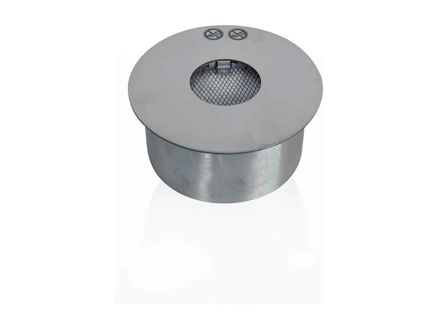 Bruciatore a bioetanolo per camino 2,5 L, in acciaio inox ø25 cm